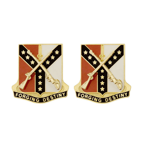 61st Cavalry Regiment Unit Crest (Forging Destiny) - Sold in Pairs