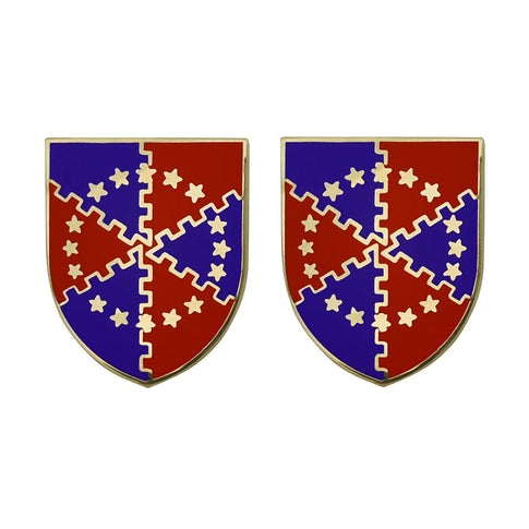 62nd ADA (Air Defense Artillery) Regiment Unit Crest (No Motto) - Sold in Pairs