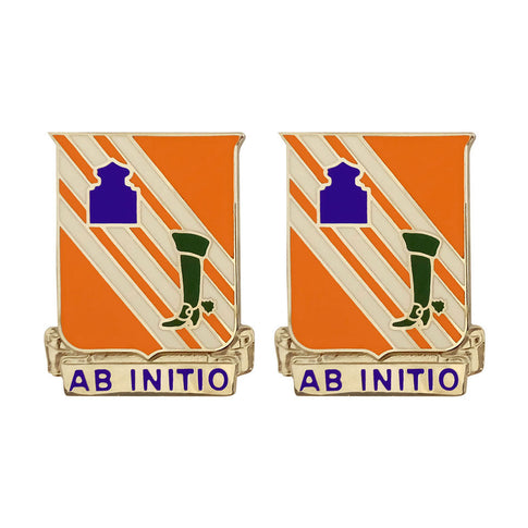63rd Signal Battalion Unit Crest (Ab Initio) - Sold in Pairs