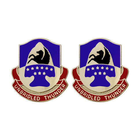 63rd Aviation Brigade Unit Crest (Unbridled Thunder) - Sold in Pairs