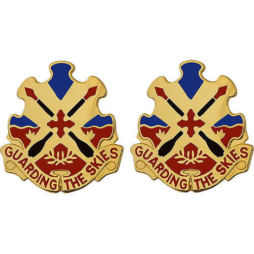 69th ADA (Air Defense Artillery) Brigade Unit Crest (Guarding the Skies) Army Unit Crests 