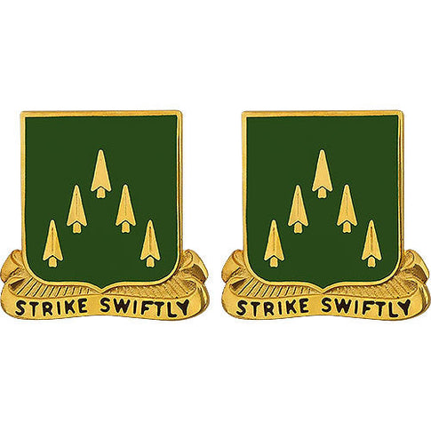 70th Armor Regiment Unit Crest (Strike Swiftly) - Sold in Pairs