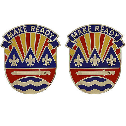 75th Division (Mission Command Training) Unit Crest (Make Ready) - Sold in Pairs