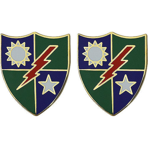 75th Ranger Regiment Unit Crest (No Motto) - Sold in Pairs