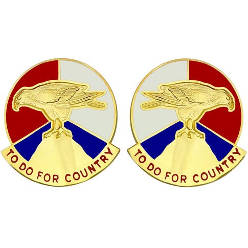 79th US Army Reserve Sustainment Support Command Unit Crest (To Do For Country) - Sold in Pairs