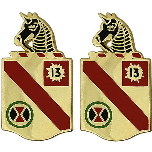 79th Field Artillery Regiment Unit Crest (No Motto) - Sold in Pairs