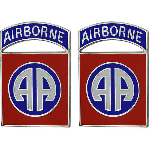 82nd Airborne Division (Old Version) Unit Crest (No Motto) - Sold in Pairs