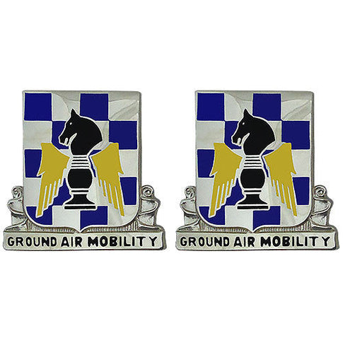 82nd Aviation Regiment Unit Crest (Ground Air Mobility) - Sold in Pairs