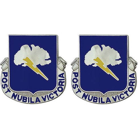 82nd Chemical Battalion Unit Crest (Post Nubila Victoria) - Sold in Pairs