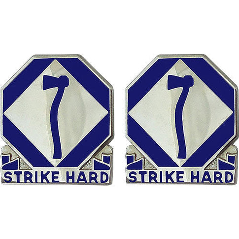 84th Training Command (Leader Readiness) Unit Crest (Strike Hard) - Sold in Pairs