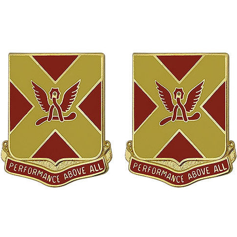 84th Field Artillery Regiment Unit Crest (Performance Above All) - Sold in Pairs
