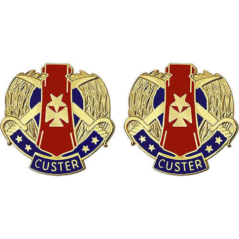 85th US Army Reserve Support Command Unit Crest (Custer) - Sold in Pairs