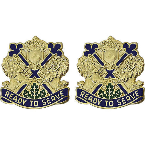 87th US Army Reserve Support Command Unit Crest (Ready to Serve) - Sold in Pairs
