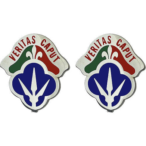 88th Regional Support Command Unit Crest (Veritas Caput) - Sold in Pairs