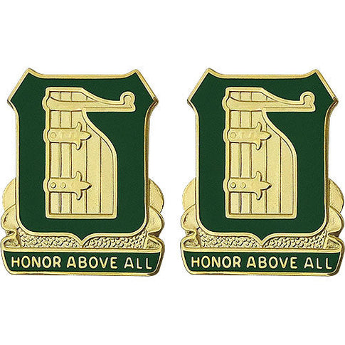 91st Military Police Battalion Unit Crest (Honor Above All) - Sold in Pairs