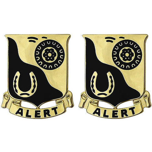 91st Cavalry Regiment Unit Crest (Alert) - Sold in Pairs