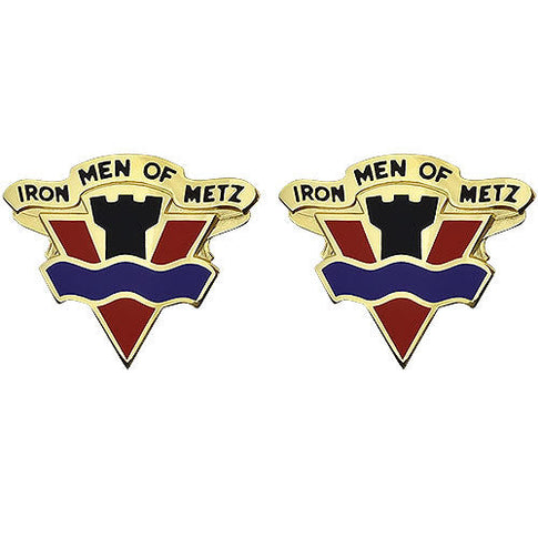 95th Training Division Unit Crest (Iron Men of Metz) - Sold in Pairs