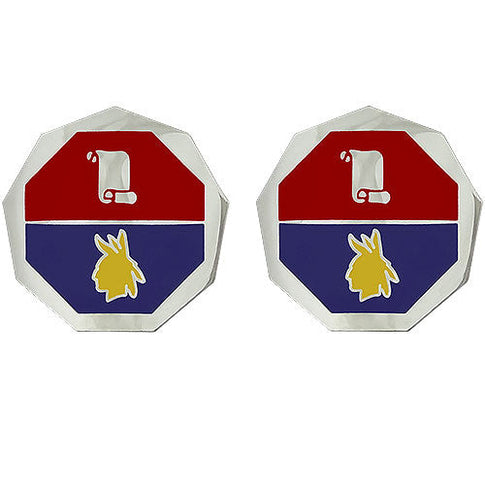 98th Training Division Unit Crest (No Motto) - Sold in Pairs
