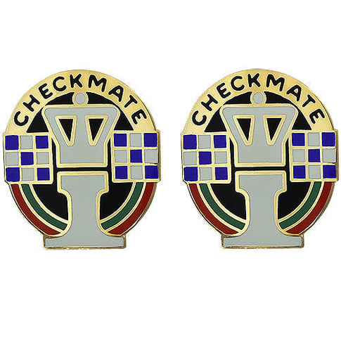 99th Regional Readiness Command Unit Crest (Checkmate) - Sold in Pairs