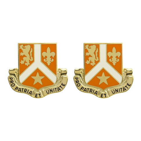 101st Signal Battalion Unit Crest (Pro Patria Et Unitate) - Sold in Pairs