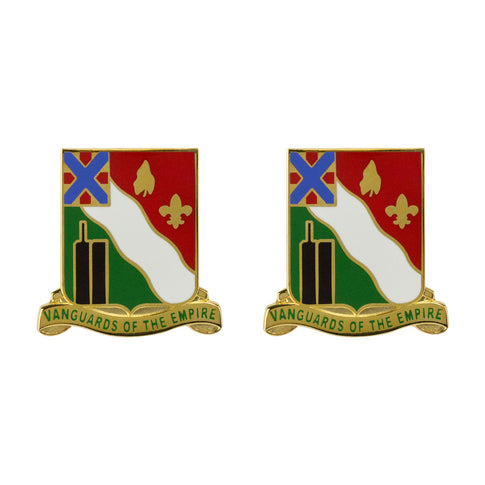 104th Military Police Battalion Unit Crest (Vanguards of the Empire) - Sold in Pairs
