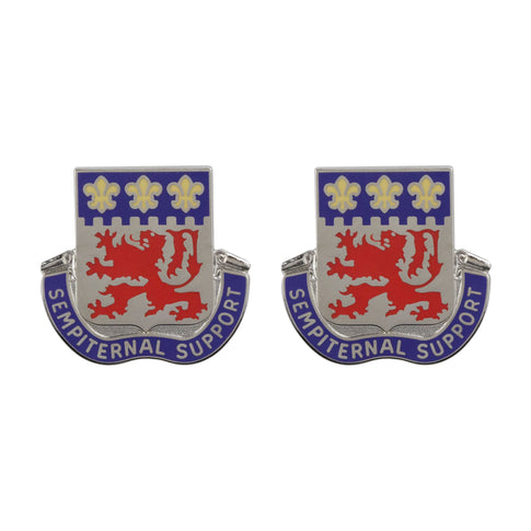 105th Engineer Group Unit Crest (Sempiternal Support) - Sold in Pairs