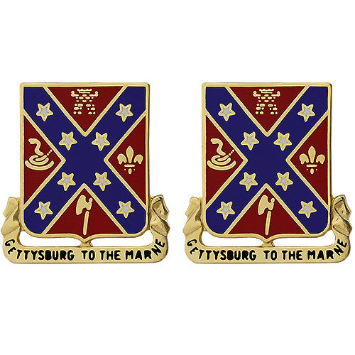 107th Field Artillery Regiment Unit Crest (Gettysburg to the Marne) Army Unit Crests 