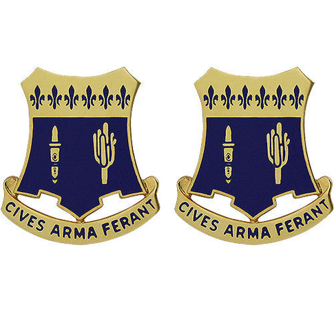 109th Infantry Regiment Unit Crest (Cives Arma Ferant) - Sold in Pairs
