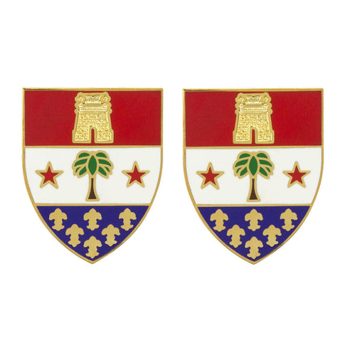 110th Infantry Regiment Unit Crest (No Motto) - Sold in Pairs