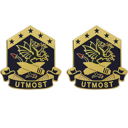 110th Chemical Battalion Unit Crest (Utmost) - Sold in Pairs