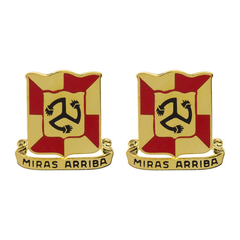 111th Sustainment Brigade Unit Crest (Miras Arriba) - Sold in Pairs