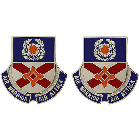 111th Aviation Regiment Unit Crest (Air Warrior Air Attack) - Sold in Pairs