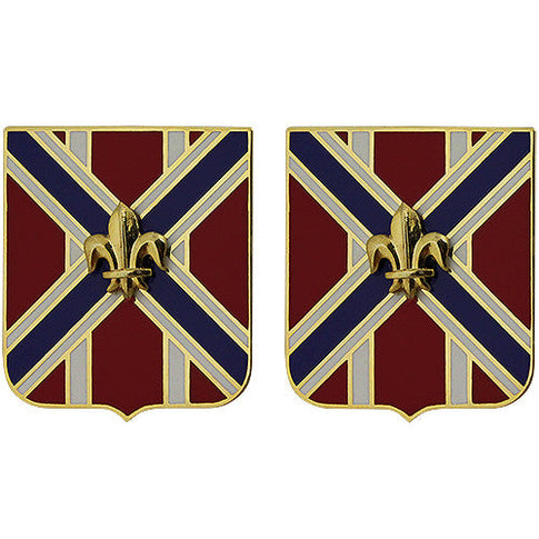 111th Field Artillery Regiment Unit Crest (No Motto) - Sold in Pairs