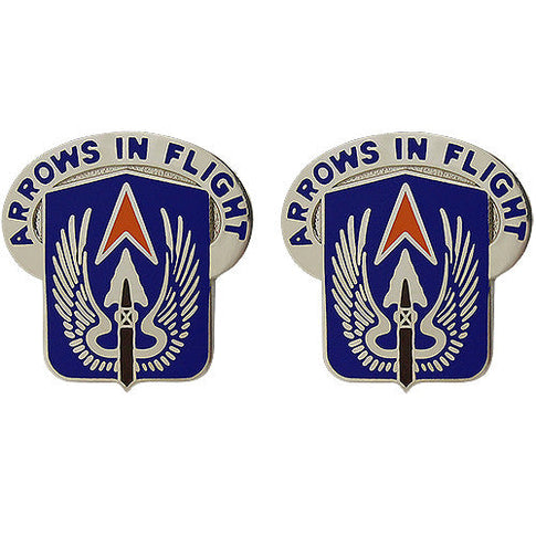 112th Aviation Regiment Unit Crest (Arrows in Flight) - Sold in Pairs