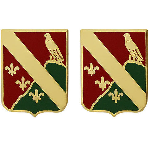 113th Field Artillery Regiment Unit Crest (No Motto) - Sold in Pairs