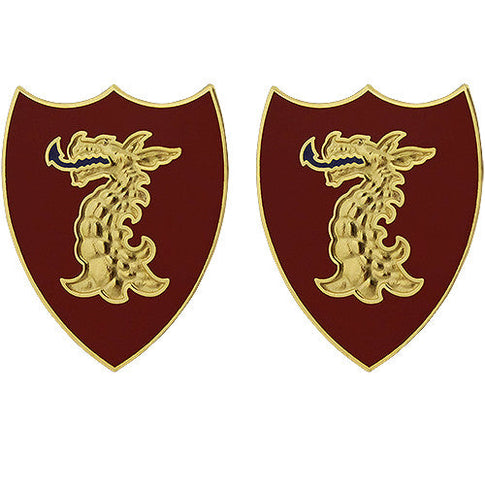 114th Field Artillery Regiment Unit Crest (No Motto) - Sold in Pairs