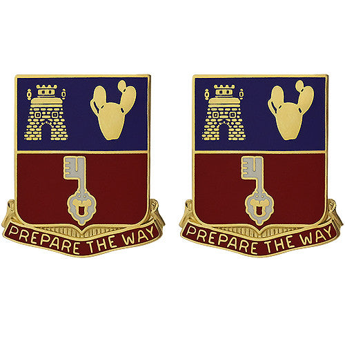 116th Engineer Battalion Unit Crest (Prepare the Way) Army Unit Crests 