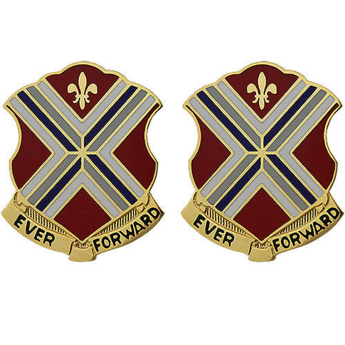 116th Infantry Regiment Unit Crest (Ever Forward) - Sold in Pairs
