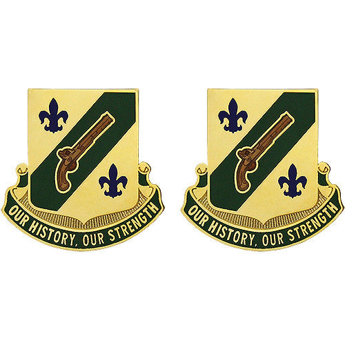 117th Military Police Battalion Unit Crest (Our History, Our Strength) Army Unit Crests 