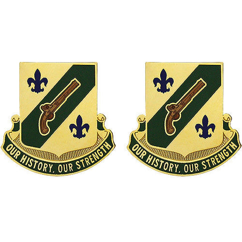 117th Military Police Battalion Unit Crest (Our History, Our Strength) - Sold in Pairs