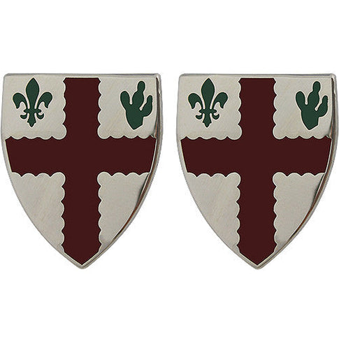 118th Medical Battalion Unit Crest (No Motto) - Sold in Pairs