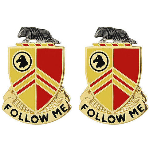 257th Support Battalion Unit Crest (Follow Me) - Sold in Pairs