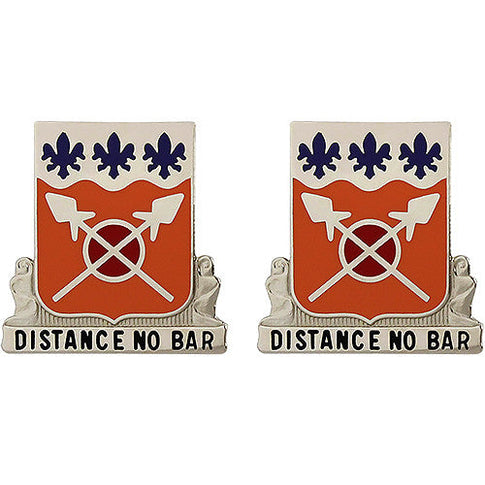 133rd Signal Battalion Unit Crest (Distance No Bar) - Sold in Pairs