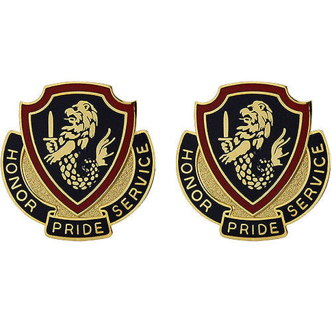 138th Personnel Services Battalion Unit Crest (Honor Pride Service) - Sold in Pairs