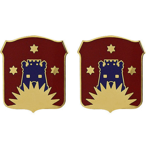 141st Engineer Combat Battalion Unit Crest - Sold in Pairs