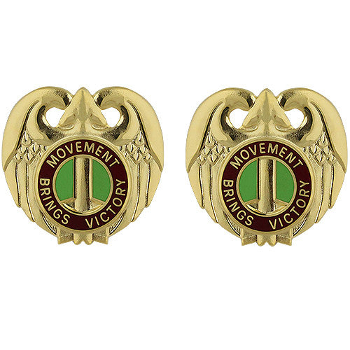 143rd Sustainment Command Unit Crest (Movement Brings Victory) Army Unit Crests 