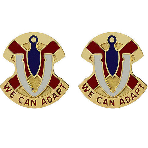 145th Chemical Battalion Unit Crest (We Can Adapt) - Sold in Pairs