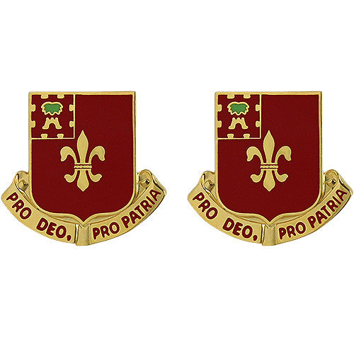 145th Field Artillery Regiment Unit Crest (Pro Deo, Pro Patria) Army Unit Crests 