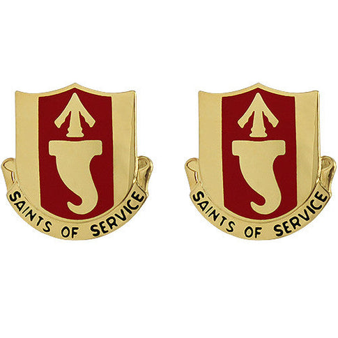 146th Signal Battalion Unit Crest (Saints of Service) - Sold in Pairs