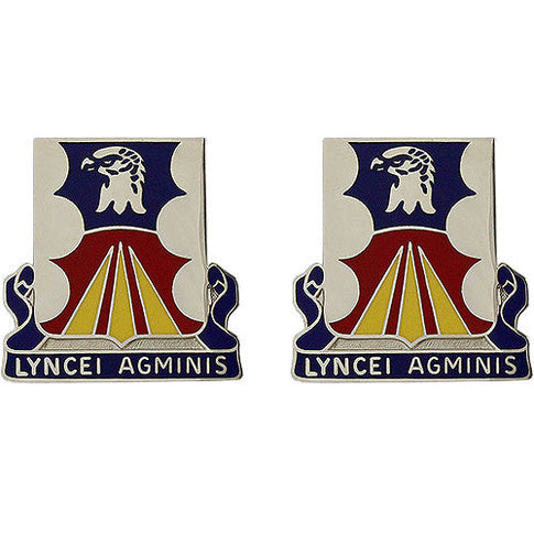 147th Aviation Battalion Unit Crest (Lyncei Agminis) - Sold in Pairs